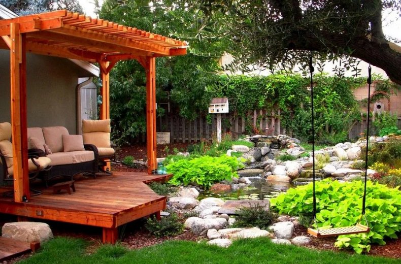 how to arrange a landscape design on one hundred