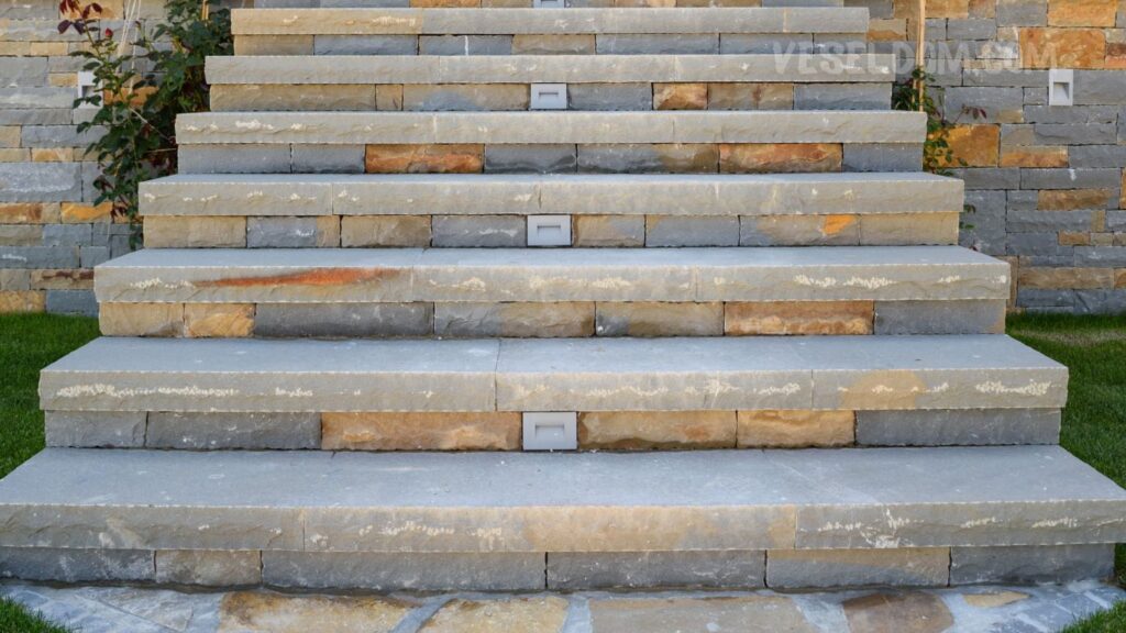 stairs to the stone house