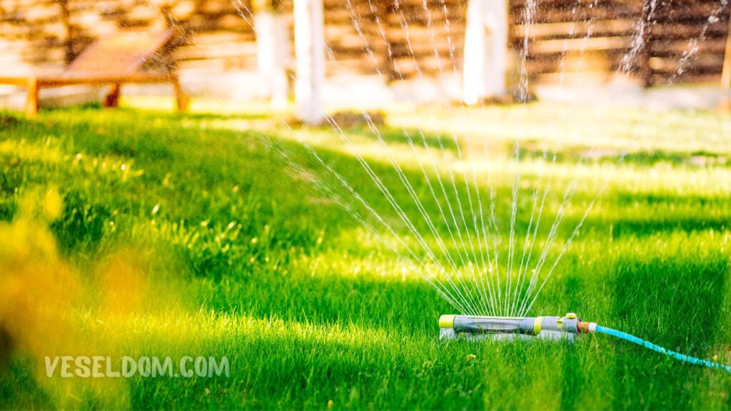 How to properly water the lawn